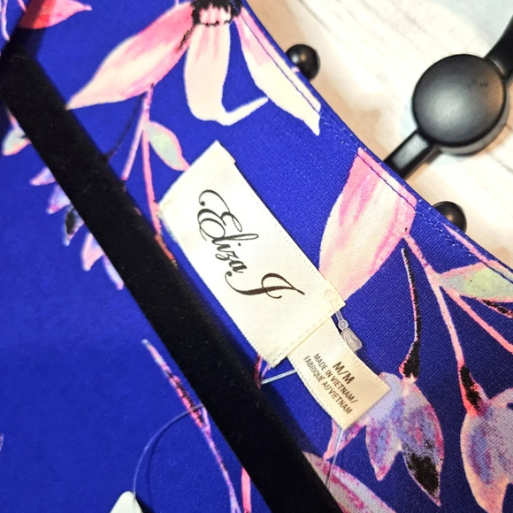 Eliza J Floral Crossfront Midi Dress - Picture 3 of 5